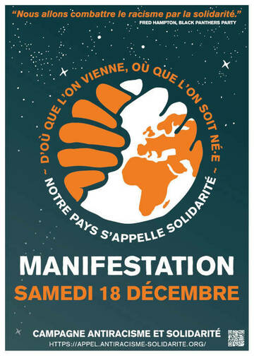 Affiche manifestation 18 décembre