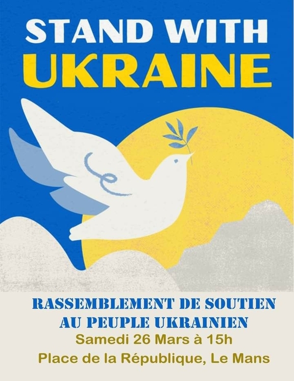 Solidarité avec le peuple Ukrainien et avec tous les peuples et tous·tes les réfugié·es et migrant·es
