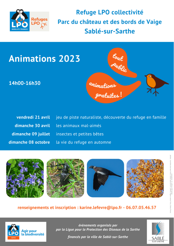 Promotion Animations Gp Refugesablé 2023